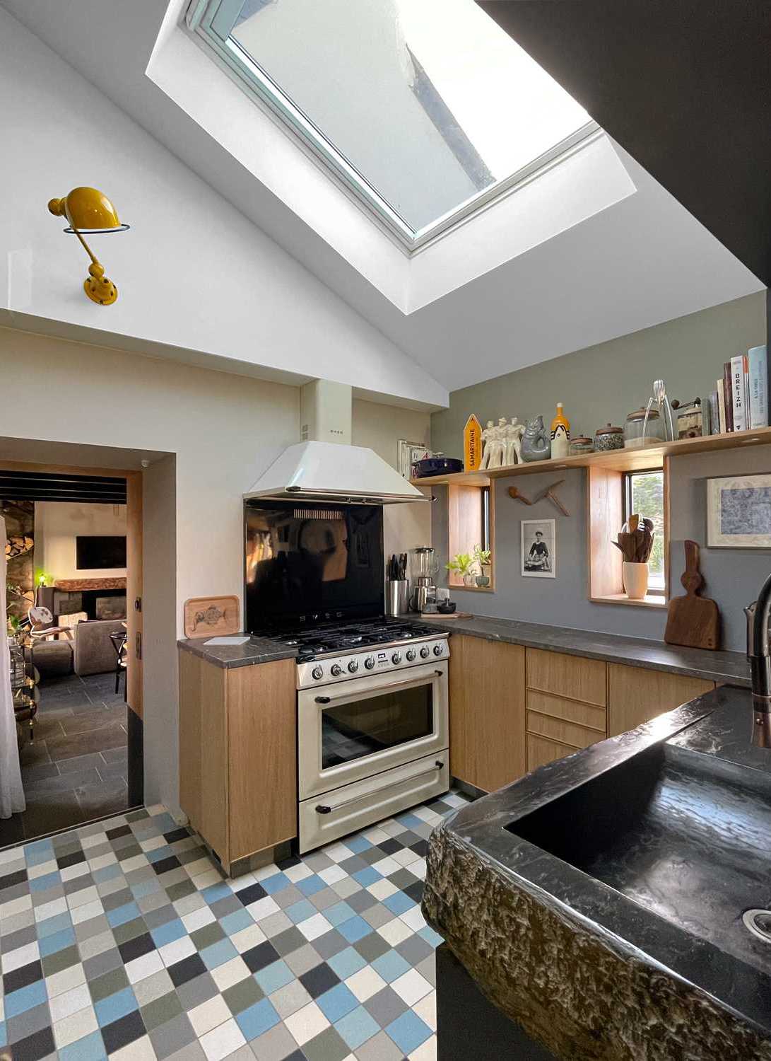 Kitchen designed by an interior designer in Brittany
