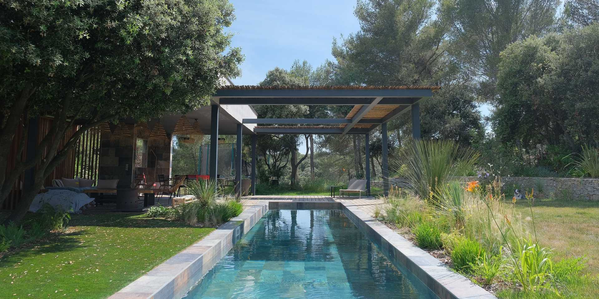 Garden design of a house in Brittany by a landscape designer