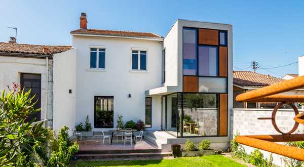 Extension d'une maison de ville réalisée par un architecte à Quimper