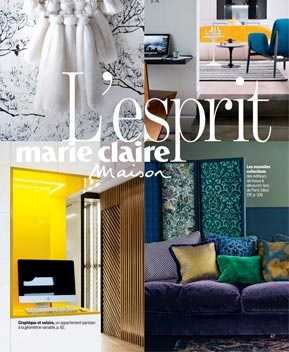 Article de Marie Claire Maison Janvier 2016