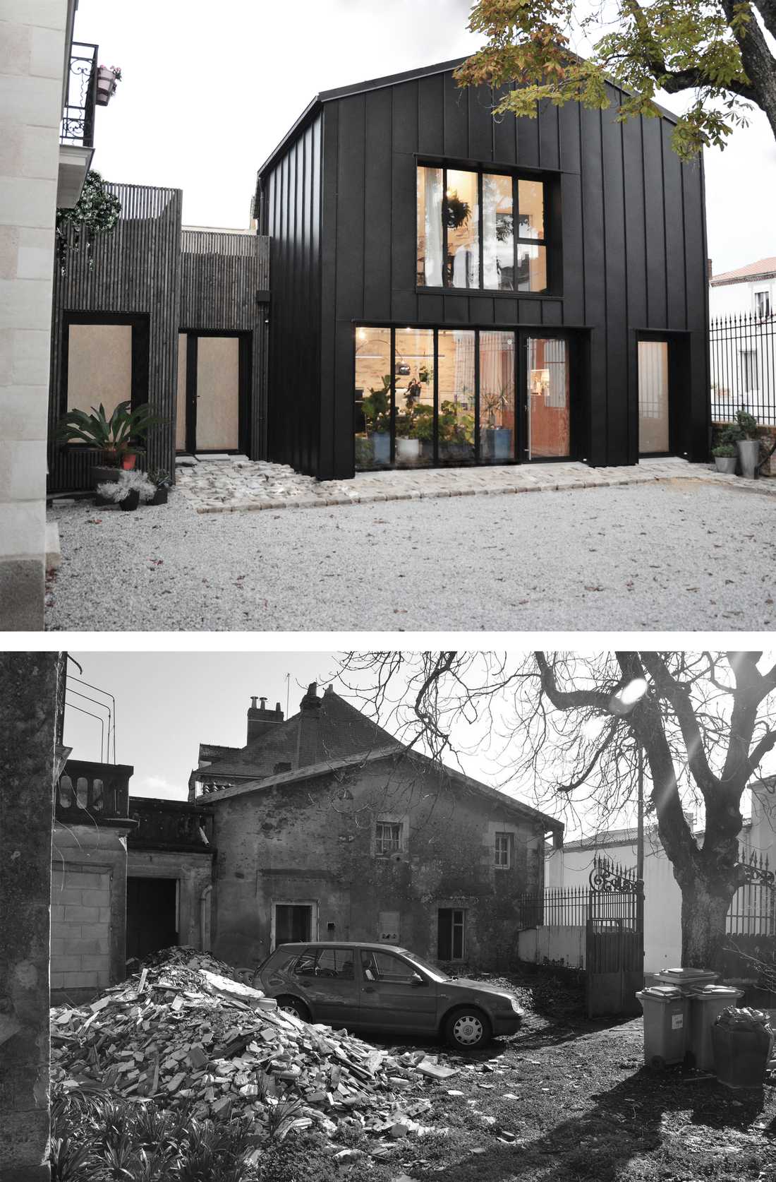 Energy renovation as part of the complete renovation of a house by an architect in Finistère and Morbihan