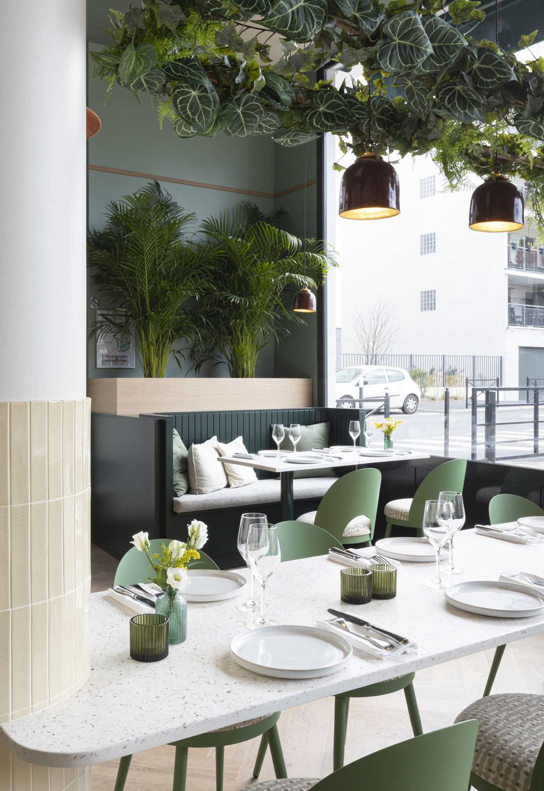 Aménagement intérieur d'un restaurant haut de gamme par un architecte in Finistère and Morbihan