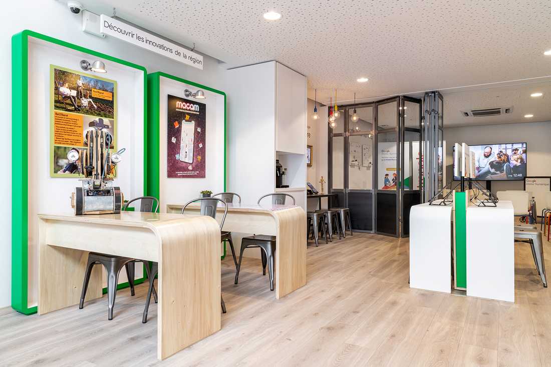 Coworking space amenagé par un architecte