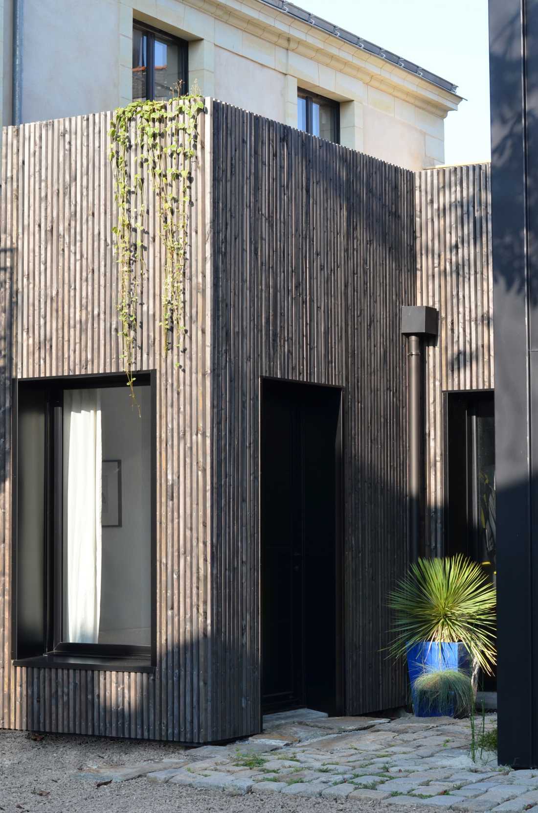 Extension d'une maison ancienne réalisé par un architecte à Quimper