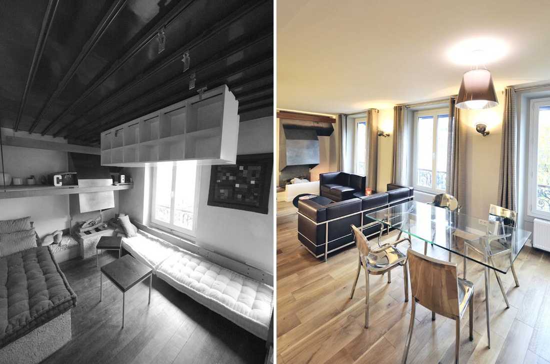 Aménagement d'un appartement atypique par un architecte d'intérieur à Quimper