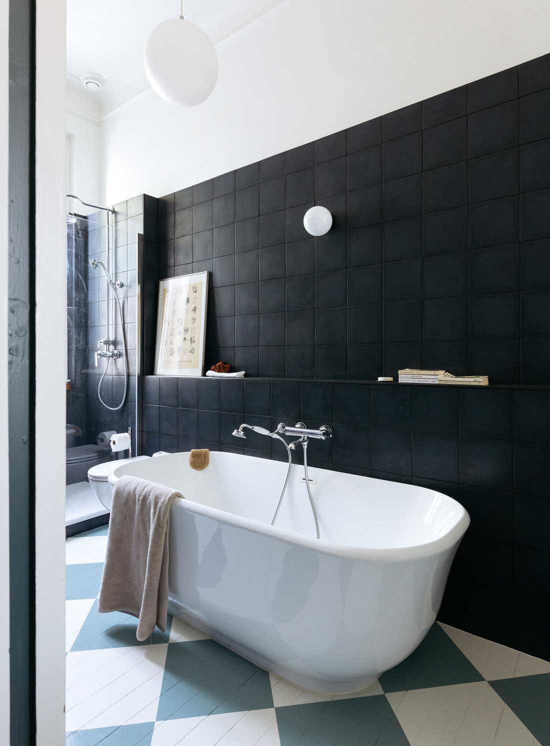 Salle de bain après travaux de rénovation par un décorateur d'intérieur dans le Finistère et le Morbihan