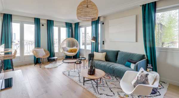 Avant - aprés de la rénovation complète d'un appartement des années 60 par un architecte d'intérieur à Quimper