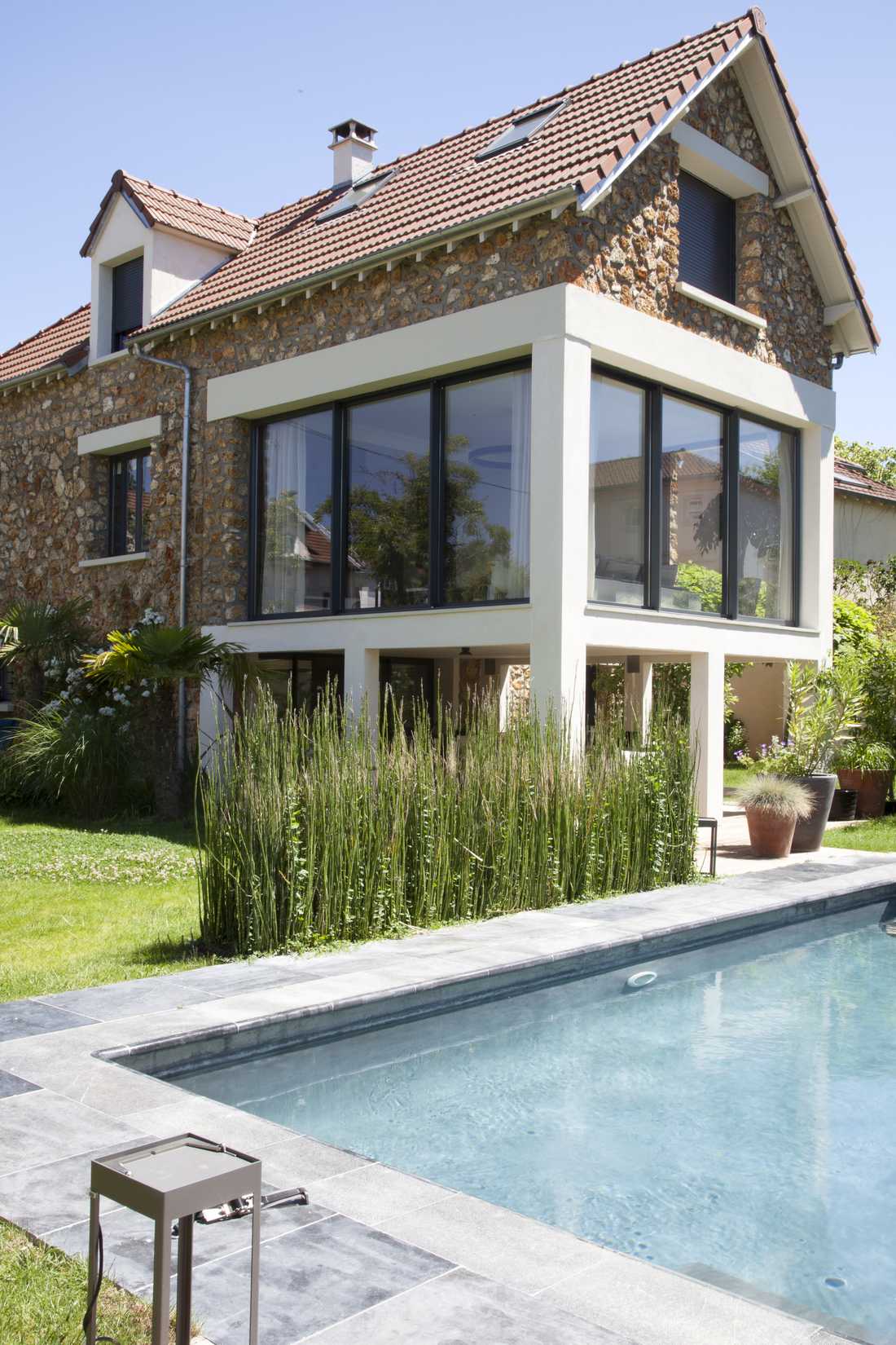 Extension et surélevation d'une maison de type meuliere à Quimper