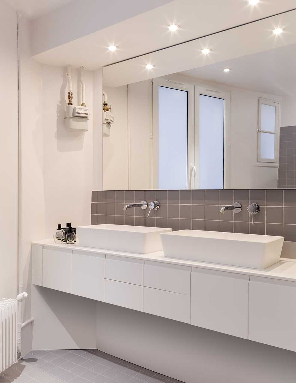 Salle de bain renovée par un architecte d'interieur à Quimper