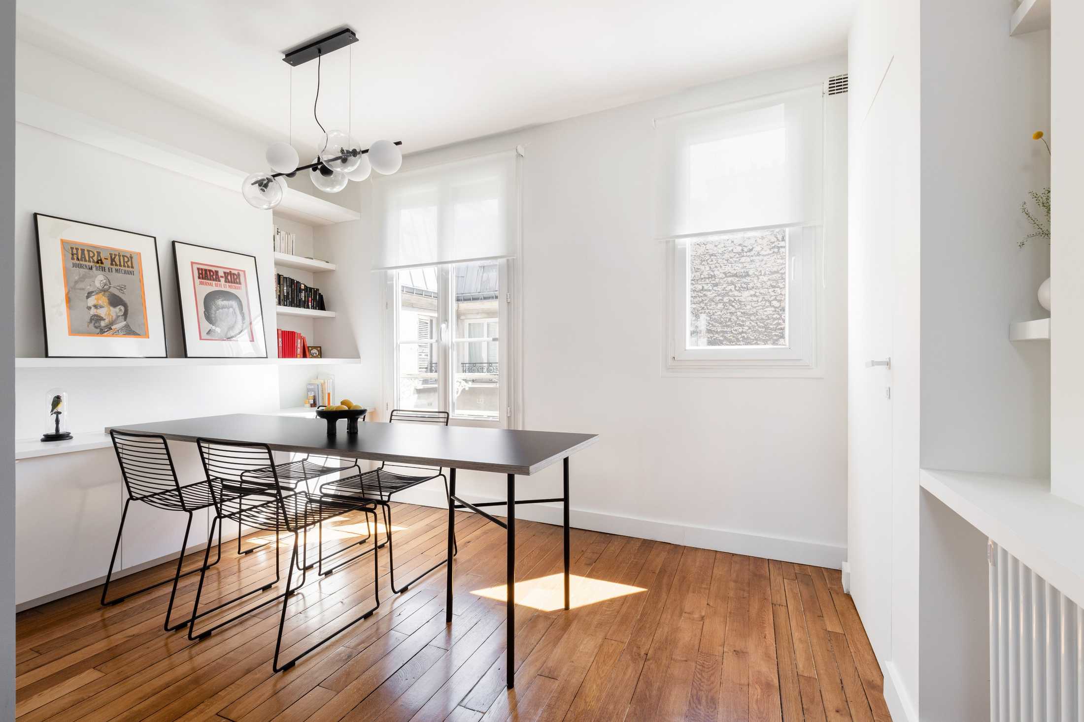 Interior design of a 58m² duplex apartment