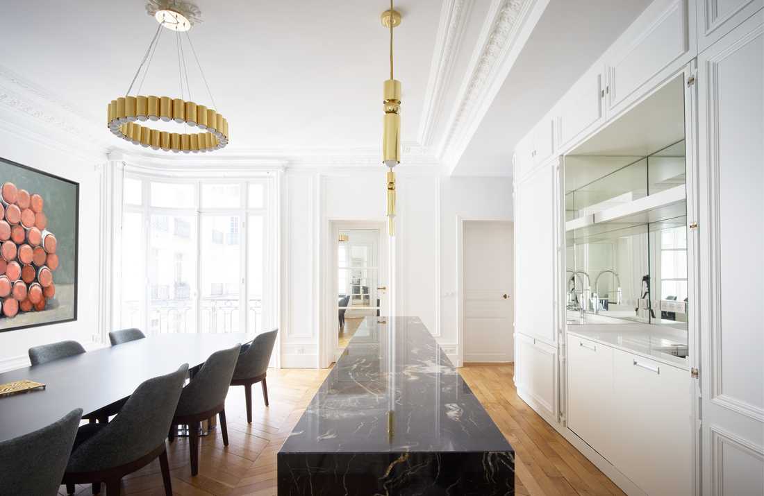 Redesign of Haussmannian apartment in Quimper
