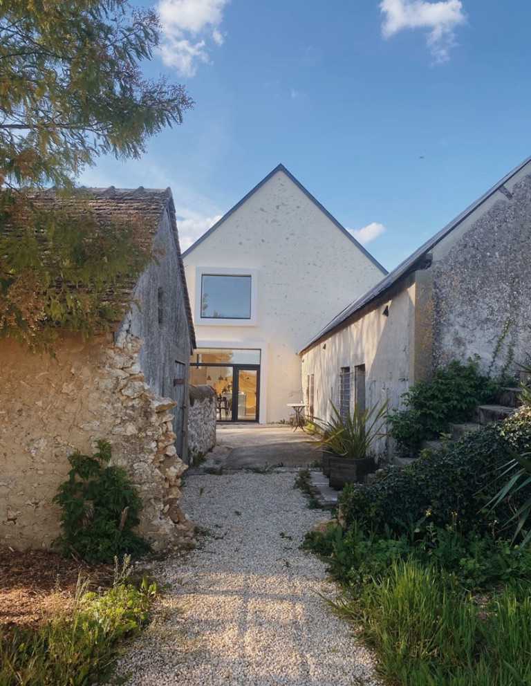 Réhabilitation d'une grange en maison par un architecte en Bretagne