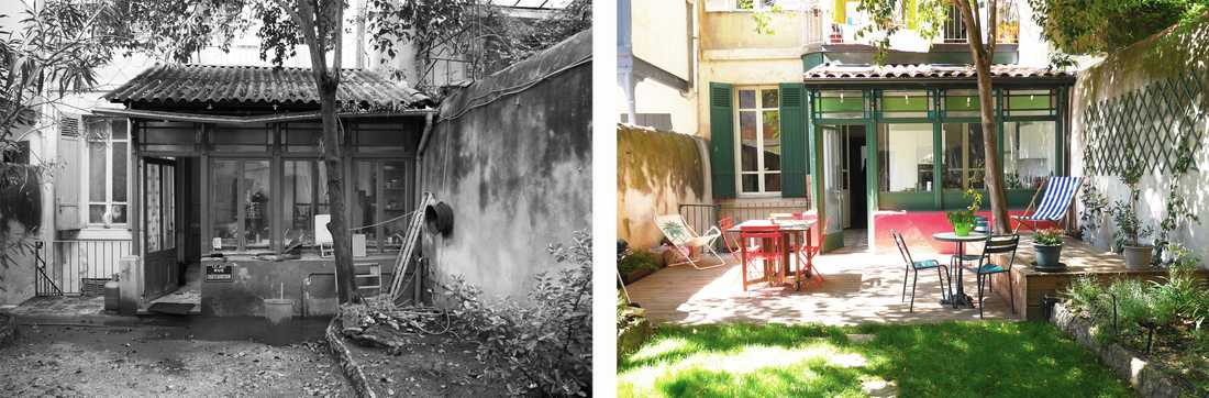 Rénovation du jardin d'une maison à Quimper