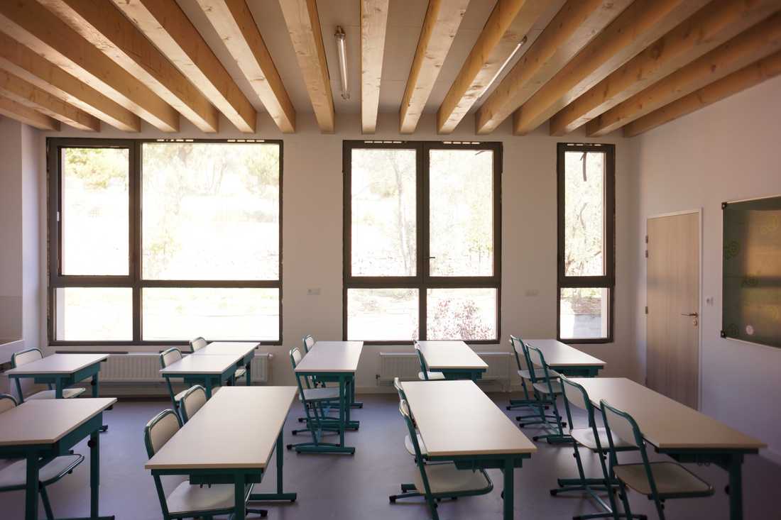 Salle de classe aménagée par un architecte à Quimper