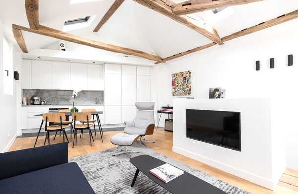 Modernisation d’un appartement duplex sous les combles par un architecte à Quimper