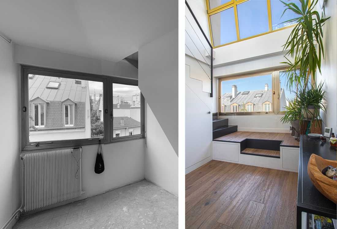Avant-Après : Rénovation d'un duplex par un architecte d'intérieur à Quimper