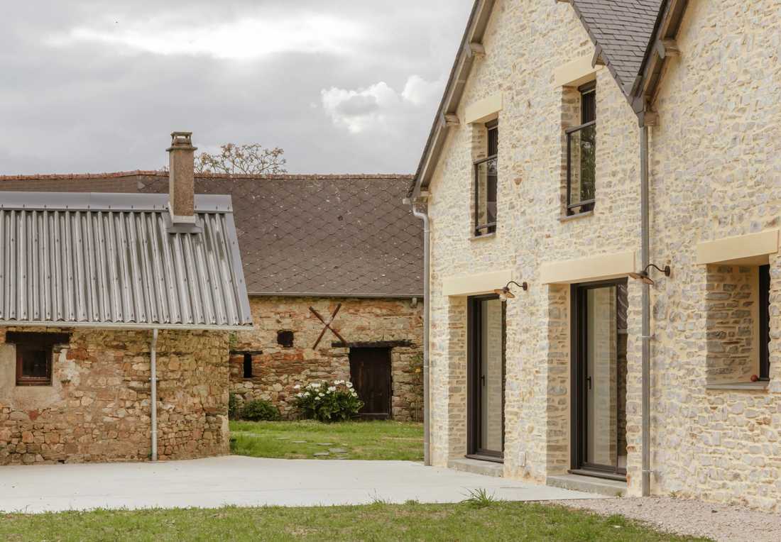 Réhabilitation d'une maison en pierre en Bretagne