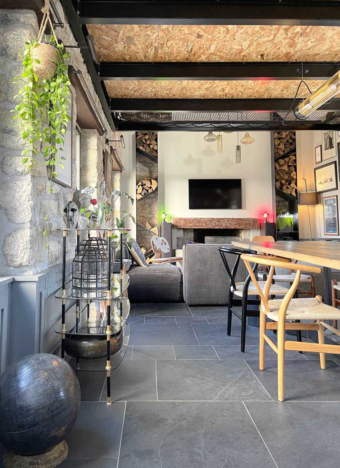 Rénovation du salon d'une maison à Quimper