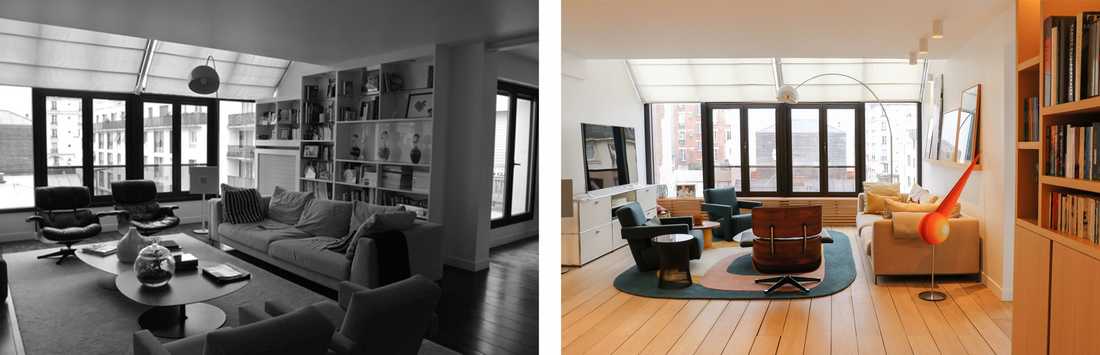 Avant - Après : rénovation d'un appartement de 210m2 par un architecte d'intérieur à Quimper