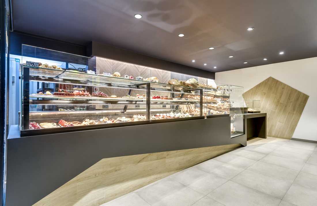 Rénovation intérieure d'une boulangerie à Quimper par un architecte d'intérieur