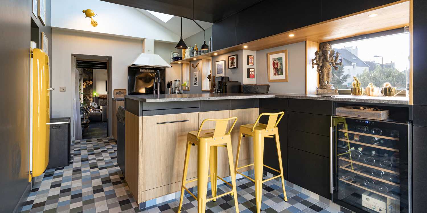 Rénovation complète d'une maison bretonnne par un architecte d'intérieur à Quimper