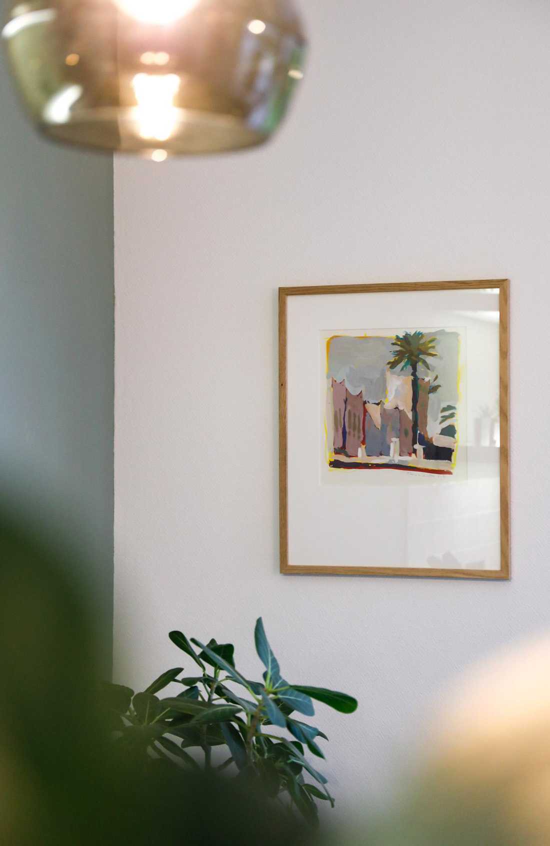 Détail de la décoration d'intérieur d'une maison contemporaine des années 2000