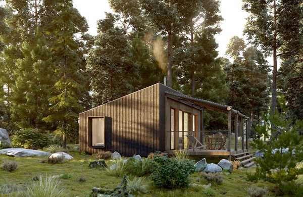 Construction d’une yakisugi house, cabane dans les bois