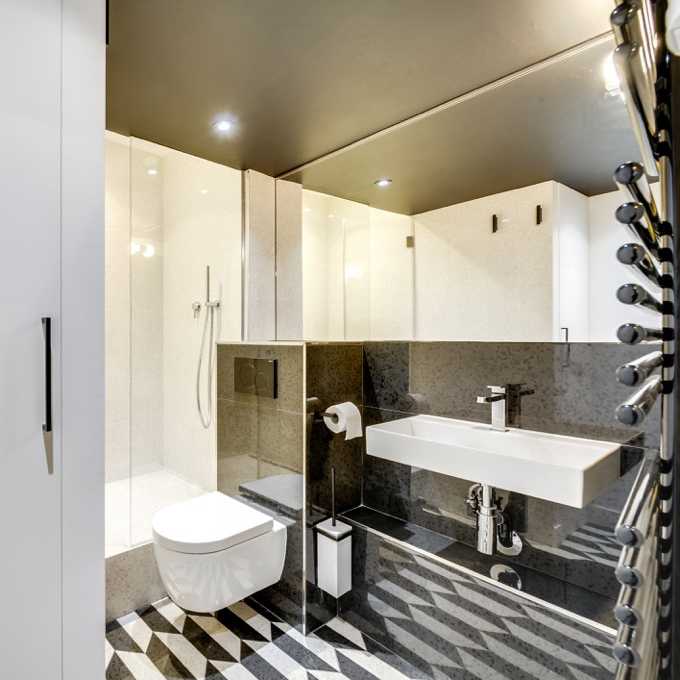 Salle de bain aménagée par un architecte exerçant à Quimper