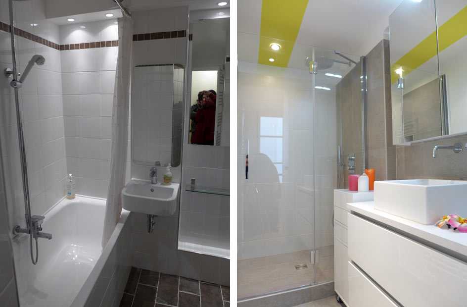 Rénovation d’une salle de bain par un architecte d’intérieur à Quimper